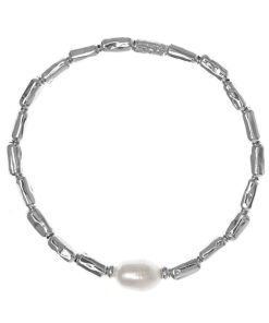 Gioielli Athena Gioielli | Brividi Bracciale In Argento Naturale E Perle