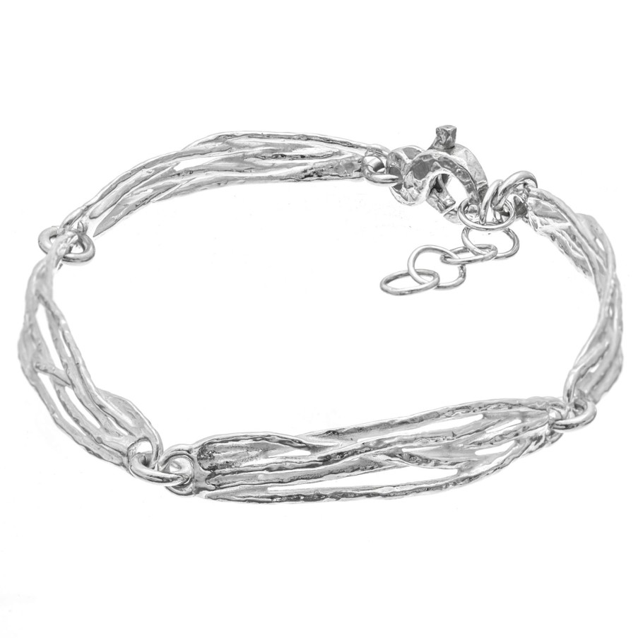 Gioielli Athena Gioielli | Arianna Bracciale In Argento Naturale