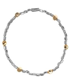 Gioielli Athena Gioielli | Brividi Bracciale In Argento Dorato E Naturale