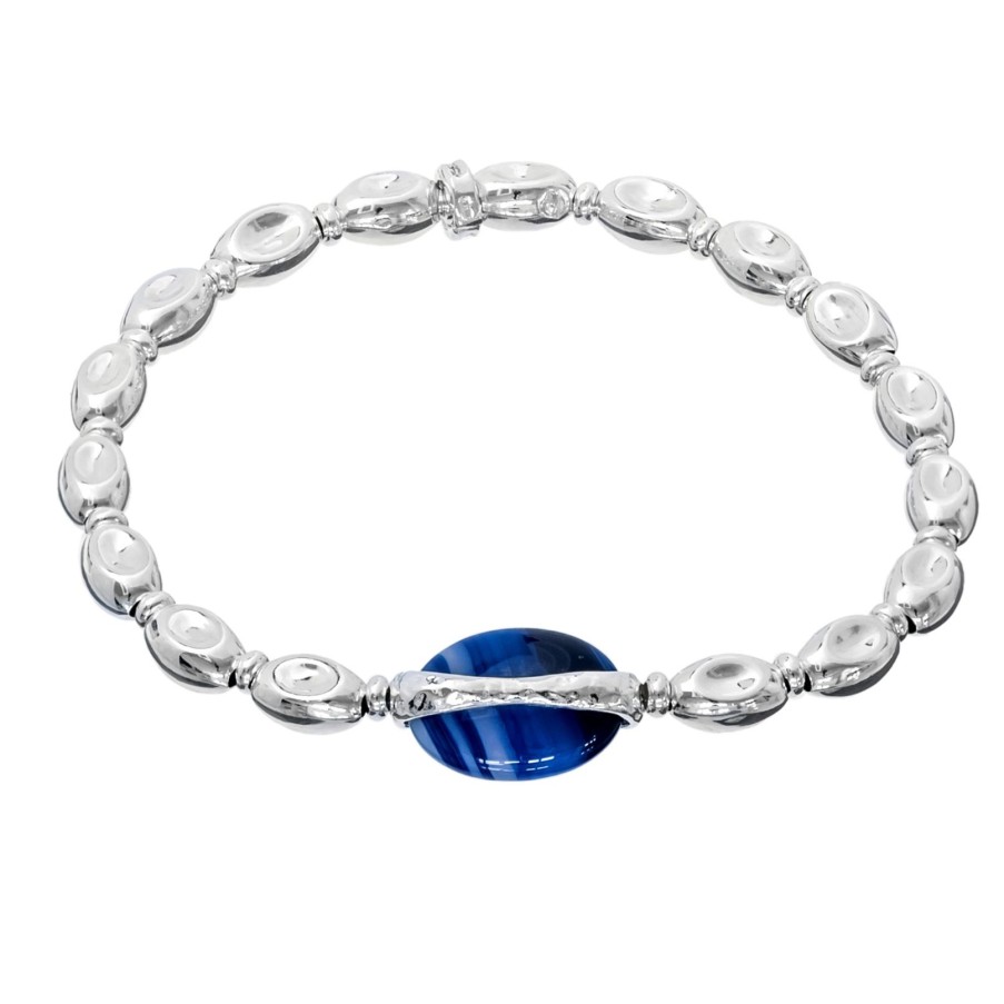 Gioielli Athena Gioielli | Brividi Summer Bracciale In Argento Naturale E Pietra