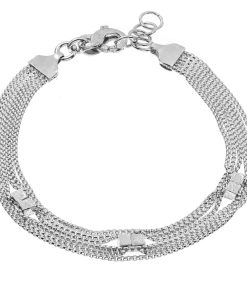 Gioielli Athena Gioielli | Briosa Bracciale In Argento Naturale