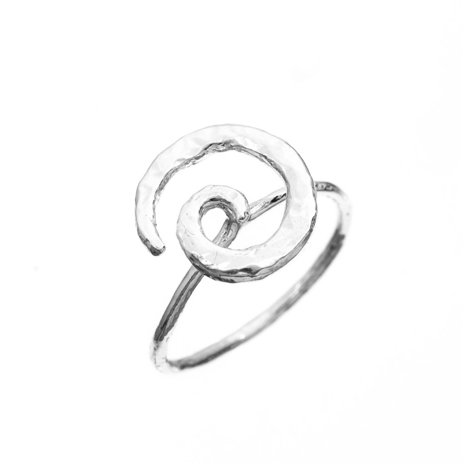 Gioielli Athena Gioielli | Twist Anello In Argento Naturale