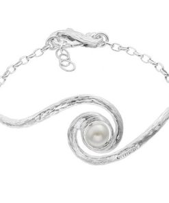 Gioielli Athena Gioielli | Eos Bracciale In Argento Naturale E Perla