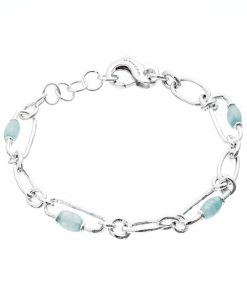 Gioielli Athena Gioielli | Riva Bracciale In Argento Naturale E Pietre