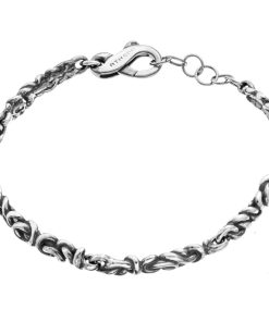 Man Athena Gioielli | Soulman Bracciale In Argento Brunito