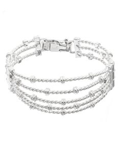 Gioielli Athena Gioielli | Crociera Bracciale In Argento Naturale