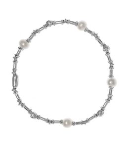 Gioielli Athena Gioielli | Brividi Bracciale In Argento Naturale E Perle