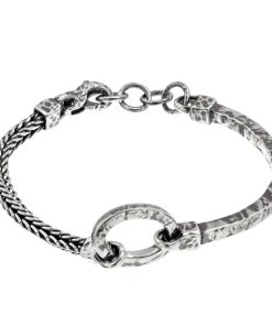 Man Athena Gioielli | Soulman Bracciale In Argento Brunito