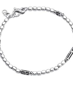 Man Athena Gioielli | Soulman Bracciale In Argento Naturale E Smalto