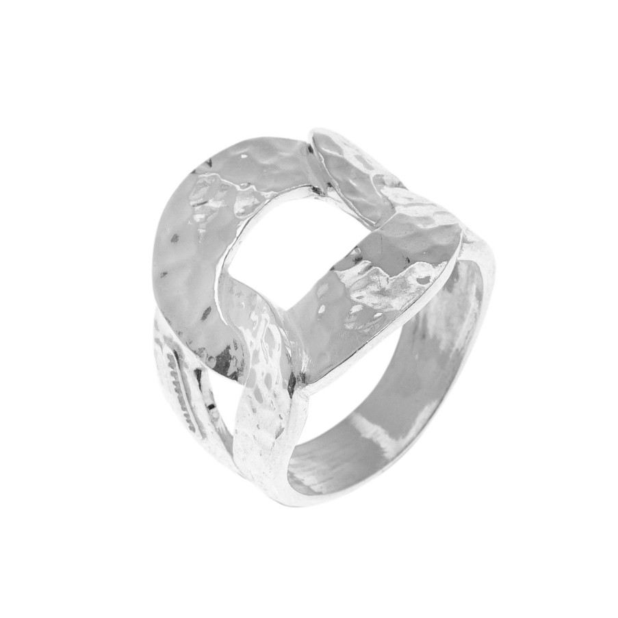 Gioielli Athena Gioielli | Chain Anello In Argento Naturale