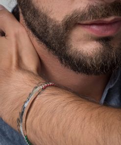 Man Athena Gioielli | Soulman Bracciale In Argento Naturale